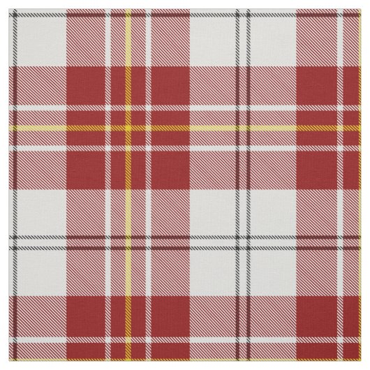 Clan MacPherson Robe Rouge Tartan Tissu (Échantillon)