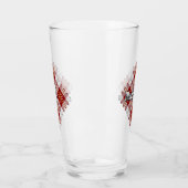 Clan MacPherson Robe Rouge Tartan Verre (Gauche)