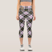 Clan MacPherson robe Tartan Capri Leggings (Recto)