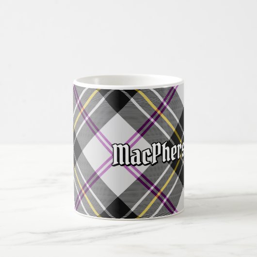 Clan MacPherson robe Tartan Coffee Mug (Centre)