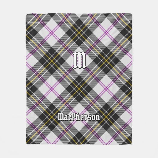 Clan MacPherson robe Tartan polaire couverture (Devant)