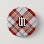 Clan MacPherson Rode Jurk Tartan Button (Voorkant)