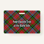 Clan MacPherson Tartan Badge (Achterkant)