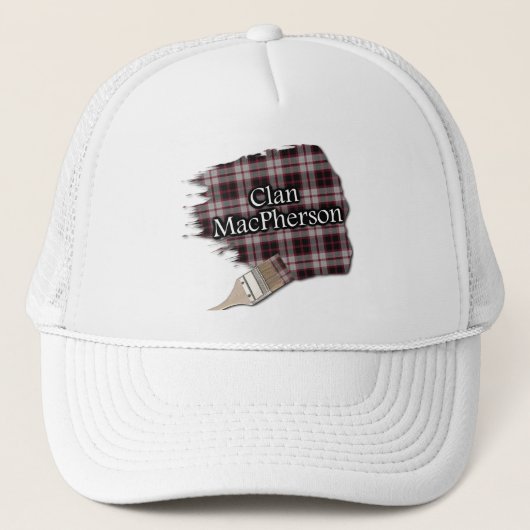 Clan MacPherson Tartan Casquette de pinceau (Devant)