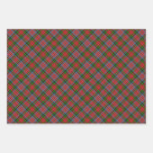 Clan MacPherson Tartan Envelopper les feuilles de (Devant 3)