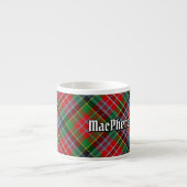 Clan MacPherson Tartan Espresso Cup Kop (Voorkant)