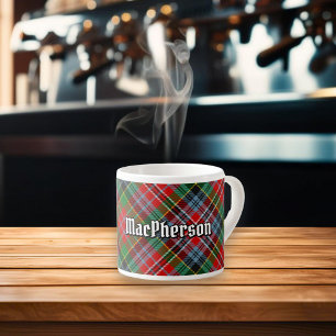 Clan MacPherson Tartan Espresso Cup Kop