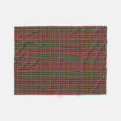 Clan MacPherson Tartan Fleece Deken (Voorkant (Horizontaal))