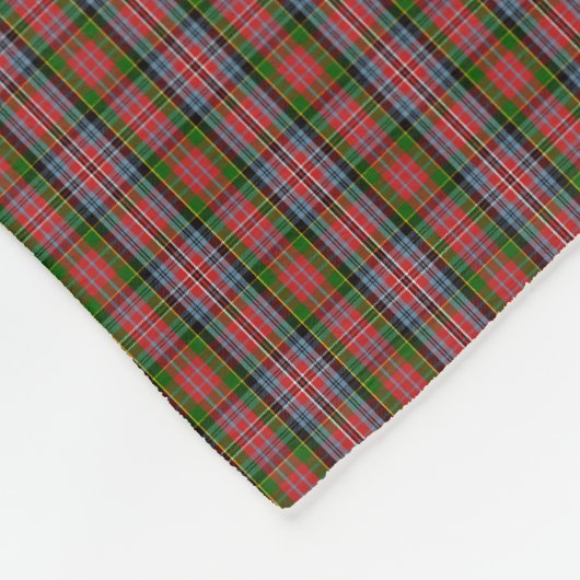 Clan MacPherson Tartan Fleece Deken (Hoek)