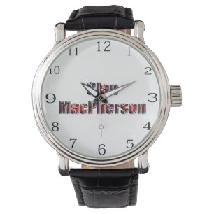 Clan Macpherson Tartan naam, kijk Horloge