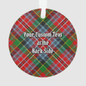 Clan MacPherson Tartan-Ornament Ornament (achterkant)