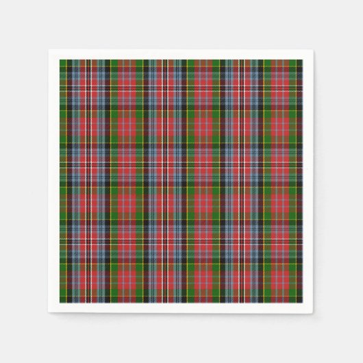 Clan MacPherson Tartan Servet (Voorkant)
