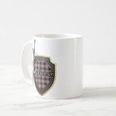 Clan MacPherson Tartan Sword & Shield Cup Mug (Devant gauche)