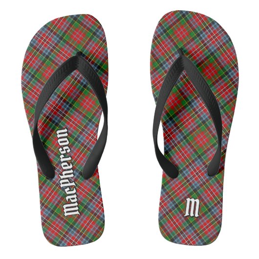 Clan MacPherson Tartan Teenslippers (Voetbed)