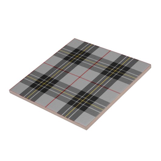 Clan MacPherson Tartan Tegeltje (Zijkant)
