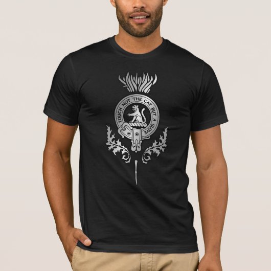 Clan MacPherson Thistle Crest T-shirt (Voorkant)