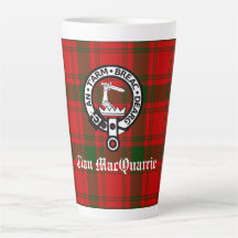Clan MacQuarrie Tartan en Crest