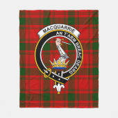 Clan MacQuarrie Tartan Pset Fleece Deken (Voorkant)