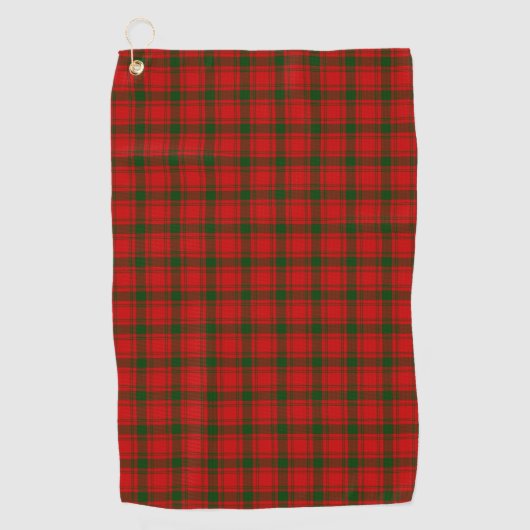 Clan MacQuarrie Tartan Pset Golfhanddoek (Voorkant)