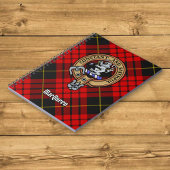 Clan MacQueen Crest boven Tartan Notitieboek