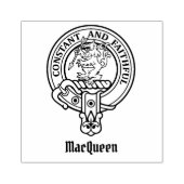 Clan MacQueen Crest Rubber Stamp Rubberstempel (Afrduk)