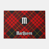 Clan MacQueen Tartan Deurmat (Voorkant)