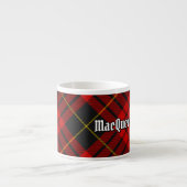 Clan MacQueen Tartan Espresso Kop (Voorkant)