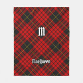 Clan MacQueen Tartan Fleece Deken (Voorkant)