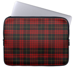 Clan MacQueen Tartan Pset Laptop Hoesje Laptop Sleeve