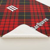 Clan MacQueen Tartan Sherpa Deken (3/4)