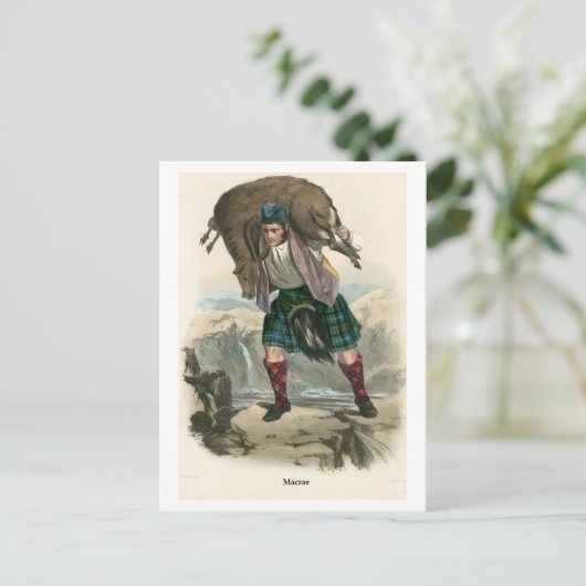 Clan Macrae Briefkaart (Staand voorkant)