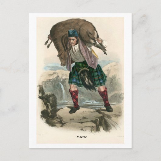 Clan Macrae Briefkaart (Voorkant)