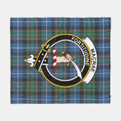 Clan MacRae Hunting Ancient Tartan Pset Fleece Deken (Voorkant (Horizontaal))