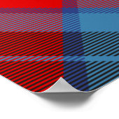 Clan MacTavish Crest over Tartan Poster (Hoek)