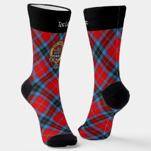 Clan MacTavish Crest over Tartan Socks Sokken