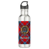 Clan MacTavish Crest over Tartan Waterfles (Voorkant)