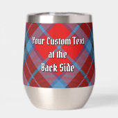 Clan MacTavish Crest sur Tartan (Arrière)