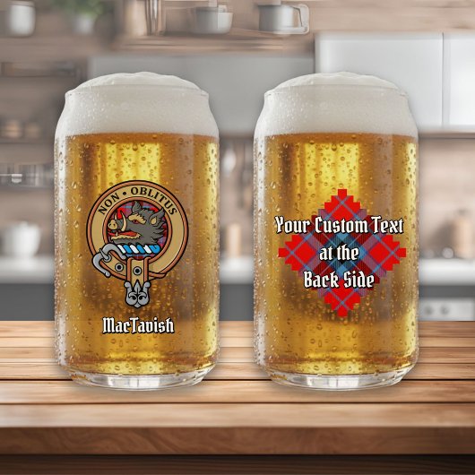 Clan MacTavish Crest sur Tartan