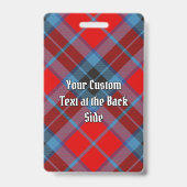 Clan MacTavish Tartan Badge (Achterkant)