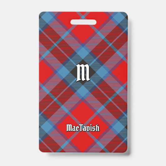 Clan MacTavish Tartan Badge (Voorkant)