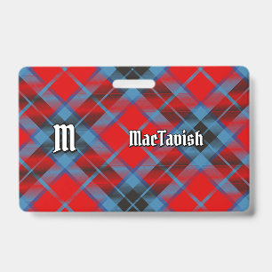 Clan MacTavish Tartan Badge