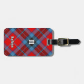 Clan MacTavish Tartan Bagagelabel (Voorkant horizontaal)