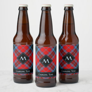 Clan MacTavish Tartan Bier Etiket