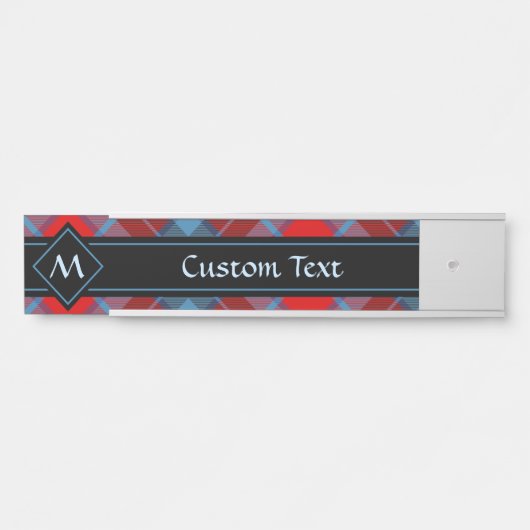 Clan MacTavish Tartan Deurbordje (Voorkant)