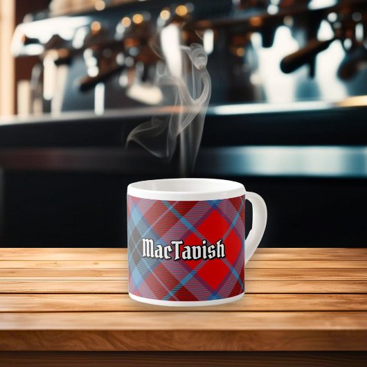 Clan MacTavish Tartan Espresso Kop