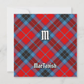Clan MacTavish Tartan Kaart (Voorkant)