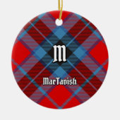 Clan MacTavish Tartan Keramisch Ornament (Voorkant)