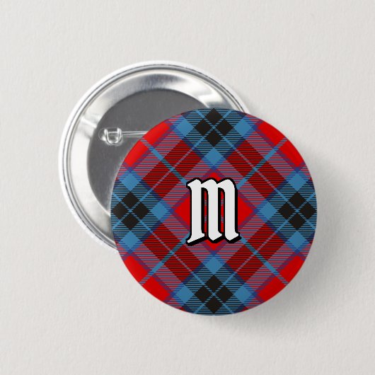 Clan MacTavish Tartan Ronde Button 5,7 Cm (Voorkant /achterkant)