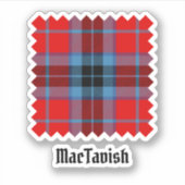 Clan MacTavish Tartan Sticker (Voorkant)