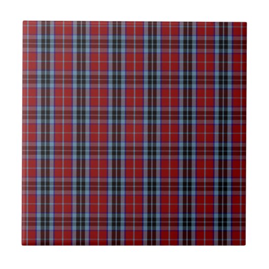 Clan MacTavish Tartan Tegeltje (Voorkant)